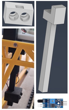 Onderdelen_HW201 sensor houder